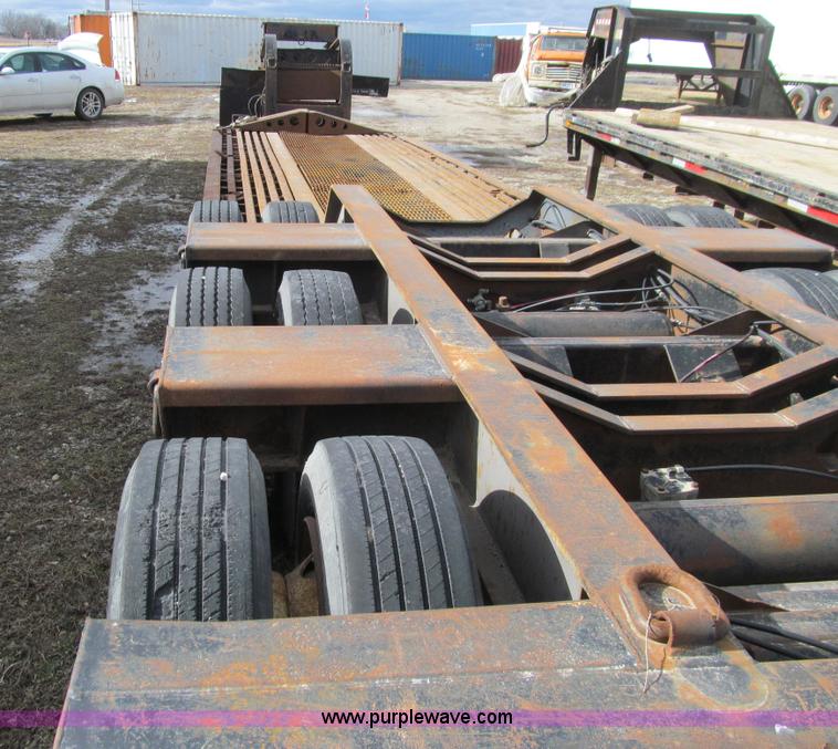 image for item L5521 Fontaine lowboy equipment trailer