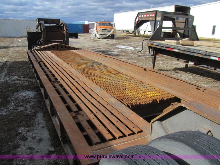 image for item L5521 Fontaine lowboy equipment trailer