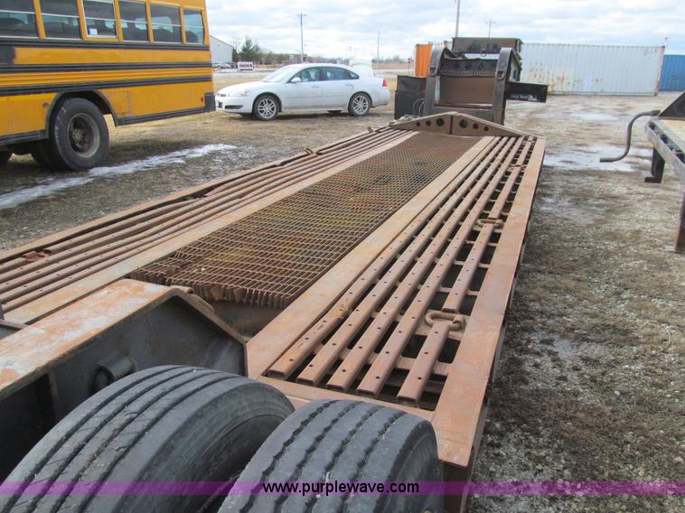 image for item L5521 Fontaine lowboy equipment trailer