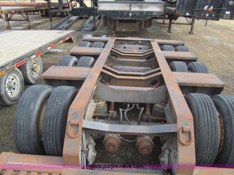 image for item L5521 Fontaine lowboy equipment trailer