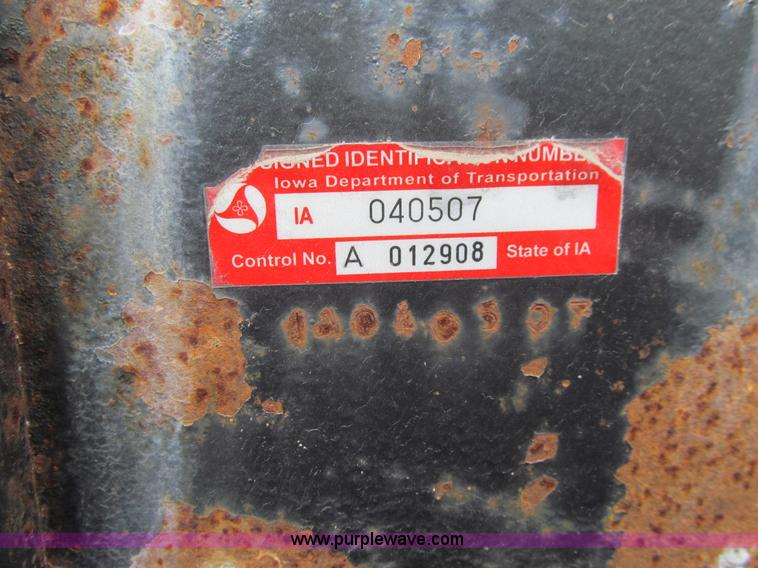 image for item L5521 Fontaine lowboy equipment trailer