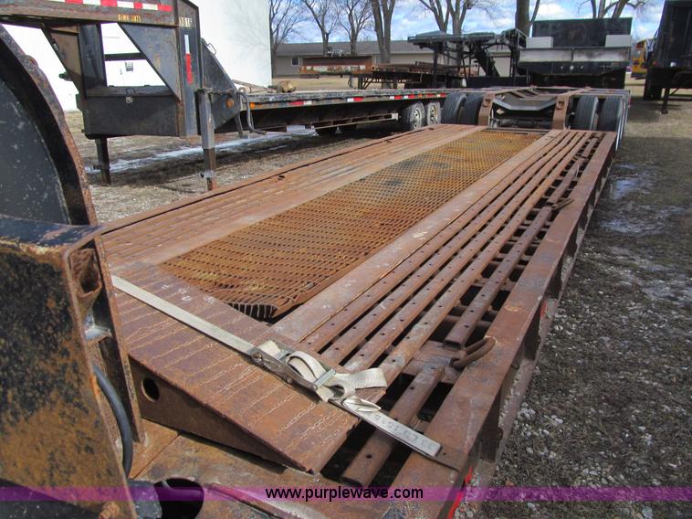 image for item L5521 Fontaine lowboy equipment trailer