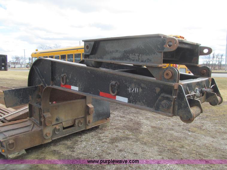image for item L5521 Fontaine lowboy equipment trailer