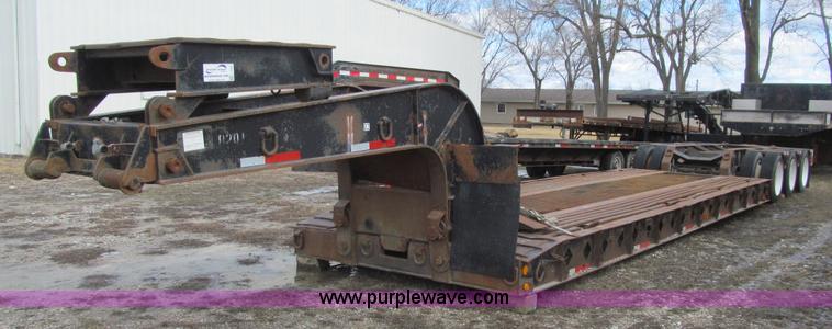 image for item L5521 Fontaine lowboy equipment trailer