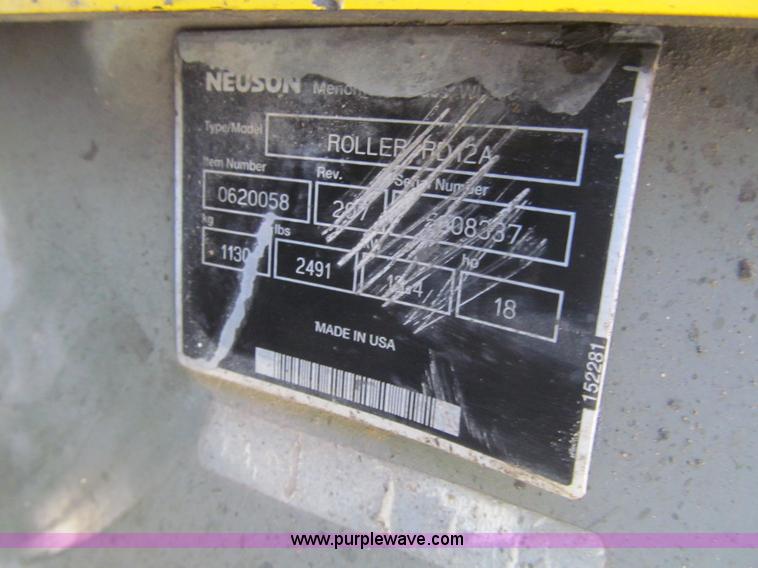 image for item L5524 Wacker Neuson RD12A double drum vibratory roller