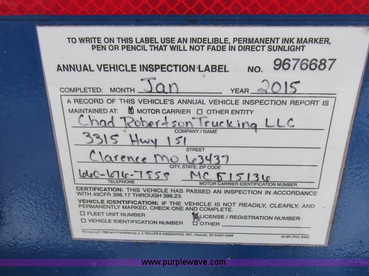 image for item L7023 1986 Load King equipment trailer