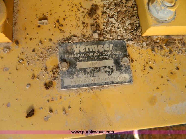 image for item L7309 Vermeer TC4A trench compactor