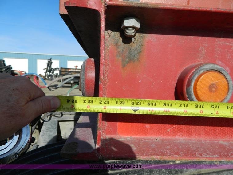 image for item L7311 2001 Belshe T10 drop deck trailer