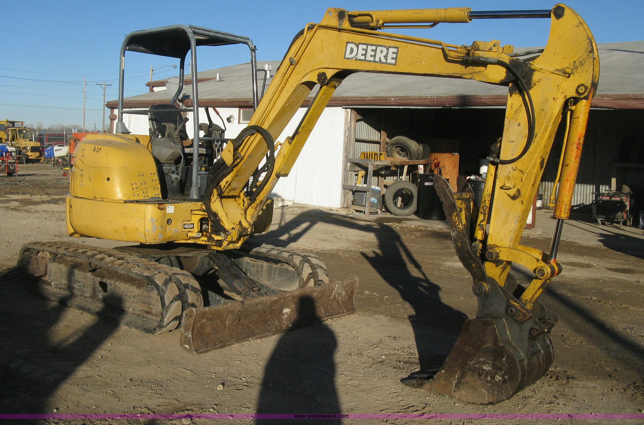 2004 John Deere 50C ZTS compact excavator in Halstead, KS Item J2938