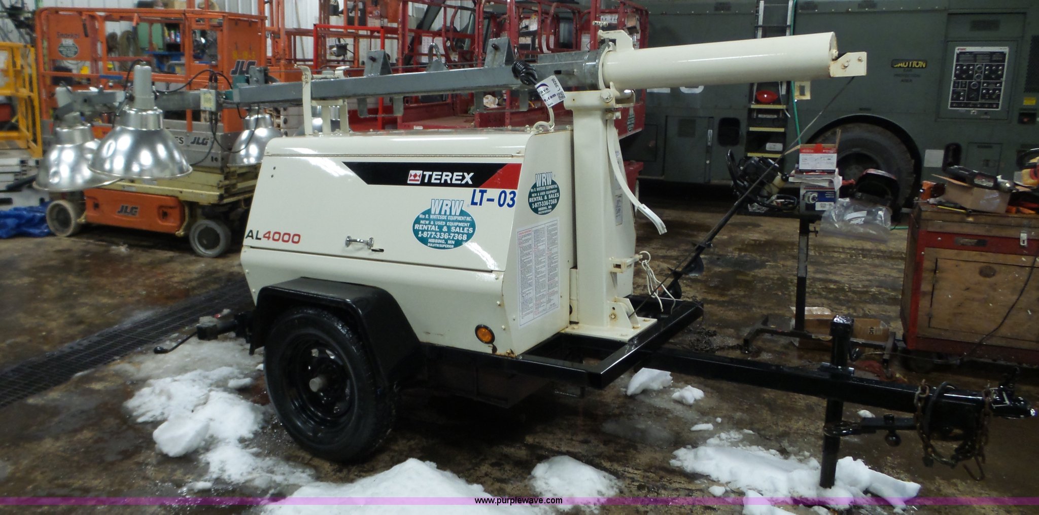2008 Terex AL4000 light tower in Hibbing, MN | Item L3920 sold | Purple