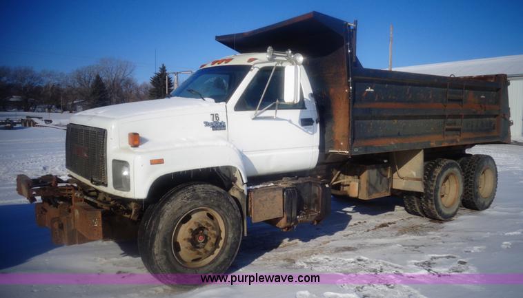 image for item AL9229 1995 GMC TopKick dump truck