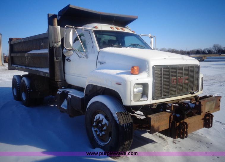 image for item AL9229 1995 GMC TopKick dump truck