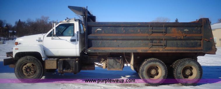 image for item AL9229 1995 GMC TopKick dump truck