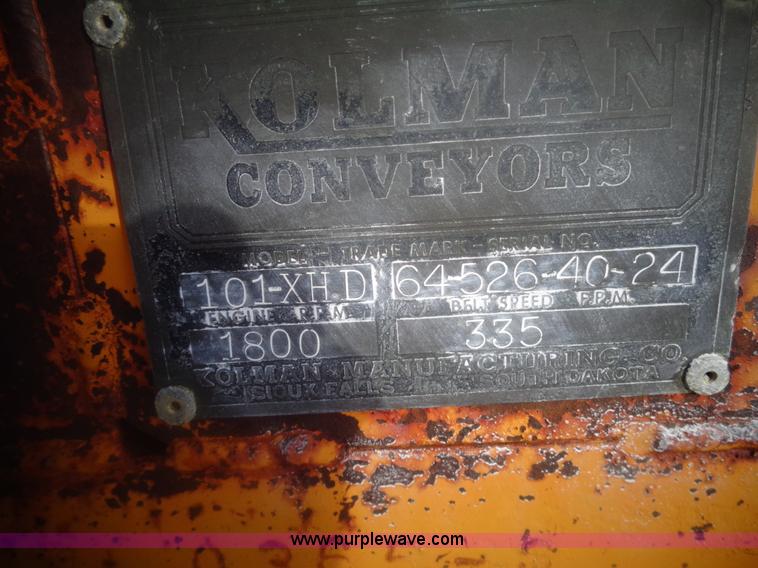 image for item AL9233 1964 Kolman 101-XHD gravel screen