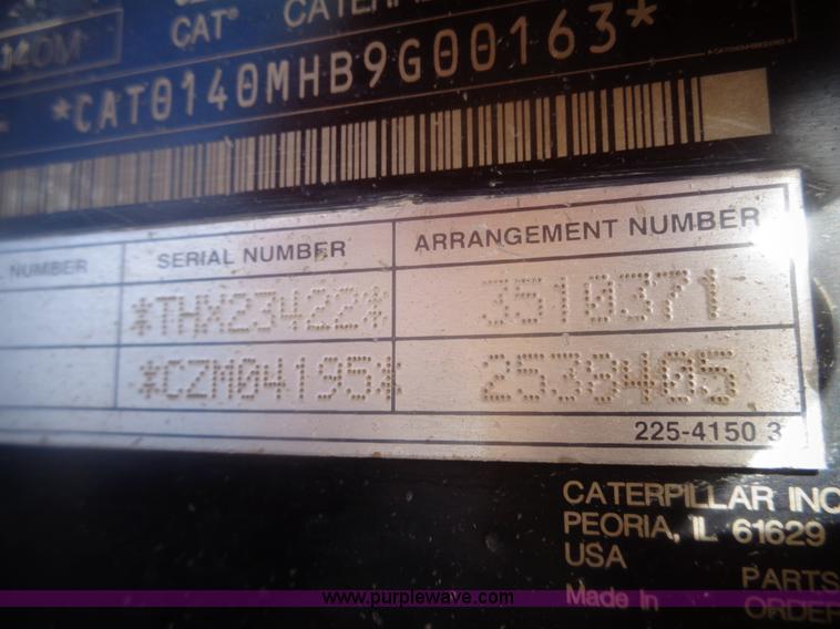 image for item AL9234 2009 Caterpillar 140M motor grader