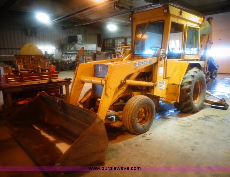 image for item AL9240 1980 John Deere 410 backhoe
