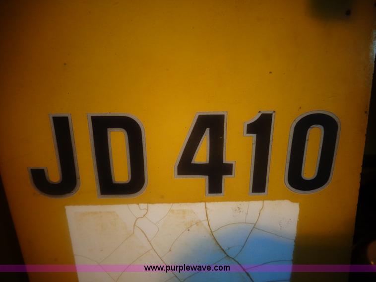 image for item AL9240 1980 John Deere 410 backhoe