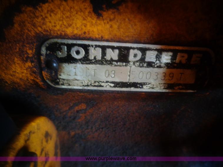 image for item AL9240 1980 John Deere 410 backhoe