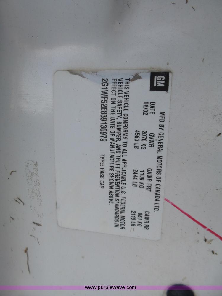 image for item BL9717 2003 Chevrolet Impala