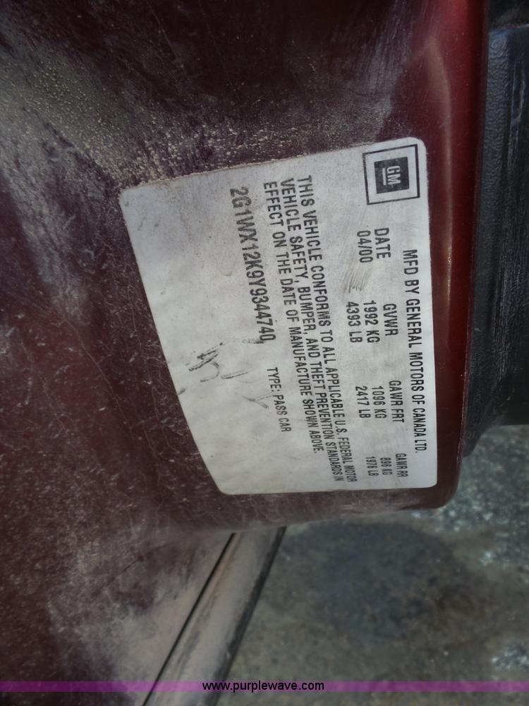 image for item BL9722 2000 Chevrolet Monte Carlo SS