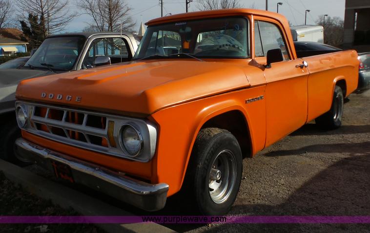 image for item BL9726 1968 Dodge D100 pickup truck