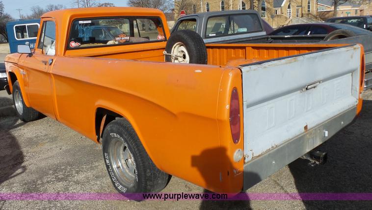 image for item BL9726 1968 Dodge D100 pickup truck
