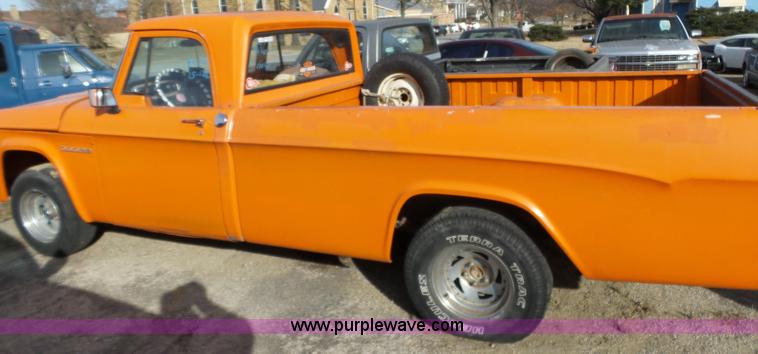 image for item BL9726 1968 Dodge D100 pickup truck