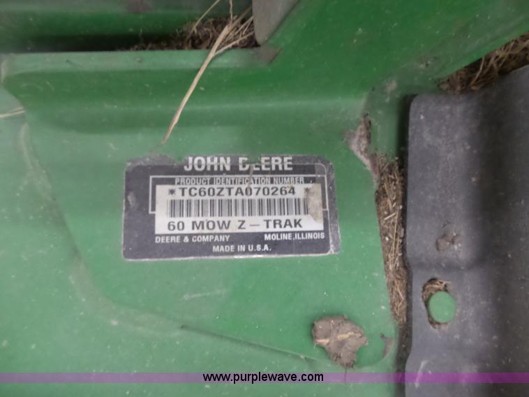 image for item BN9040 2006 John Deere F687 Z-Trak lawn mower