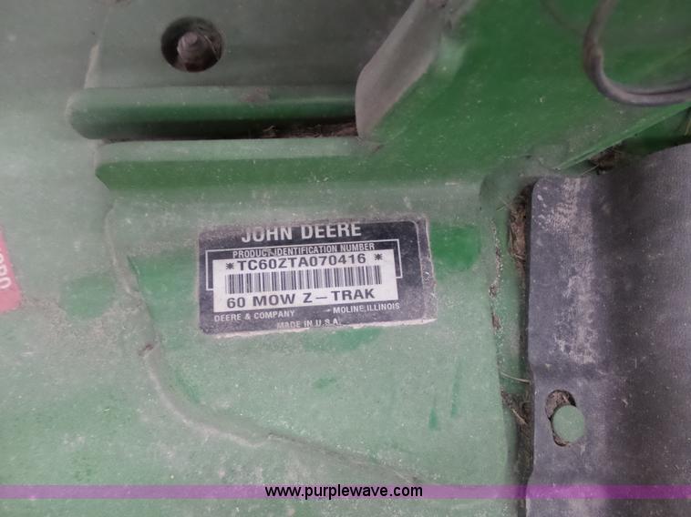 image for item BN9041 2007 John Deere F687 Z-Trak lawn mower