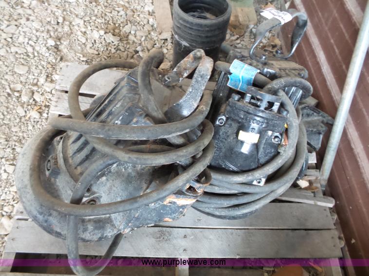 image for item BN9042 (2) Flygt sewer lift pumps