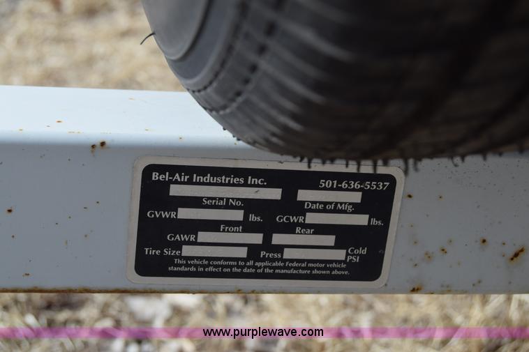 image for item BO9506 2003 Belaire enclosed cargo trailer