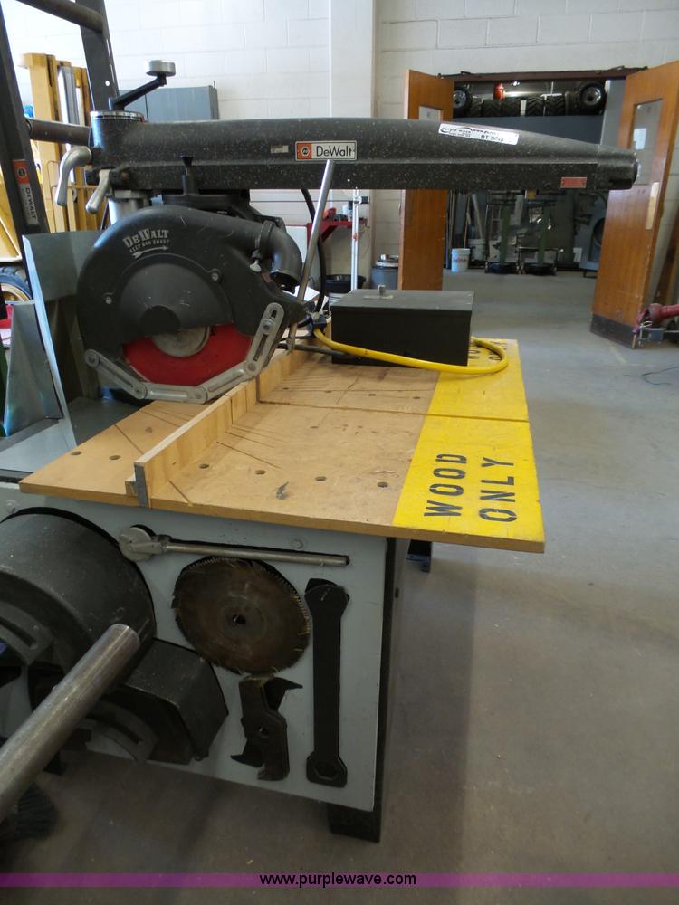 image for item BT9448 Dewalt radial arm saw