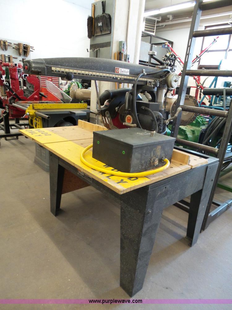 image for item BT9448 Dewalt radial arm saw