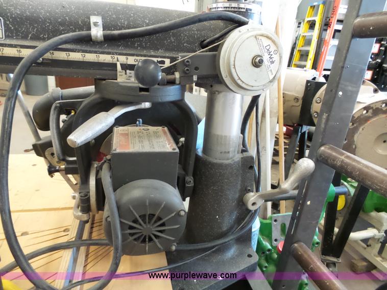 image for item BT9448 Dewalt radial arm saw