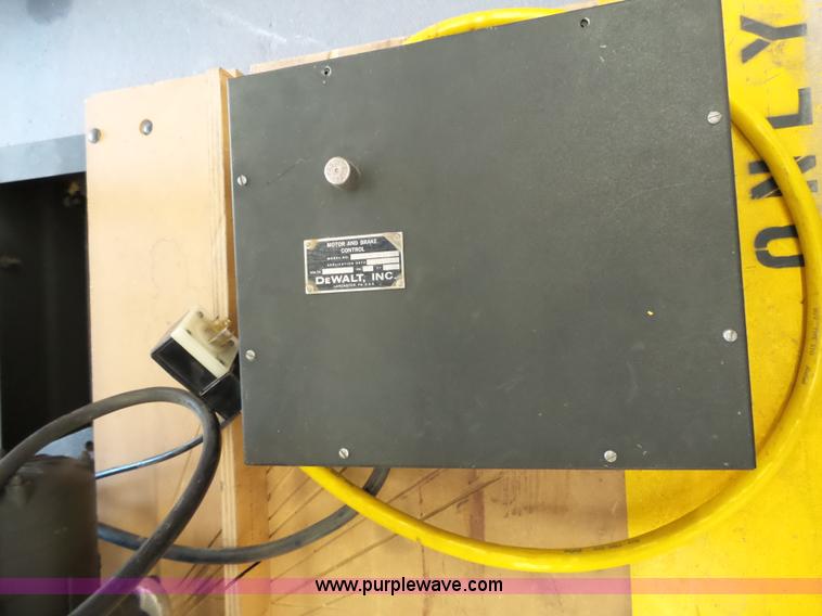 image for item BT9448 Dewalt radial arm saw