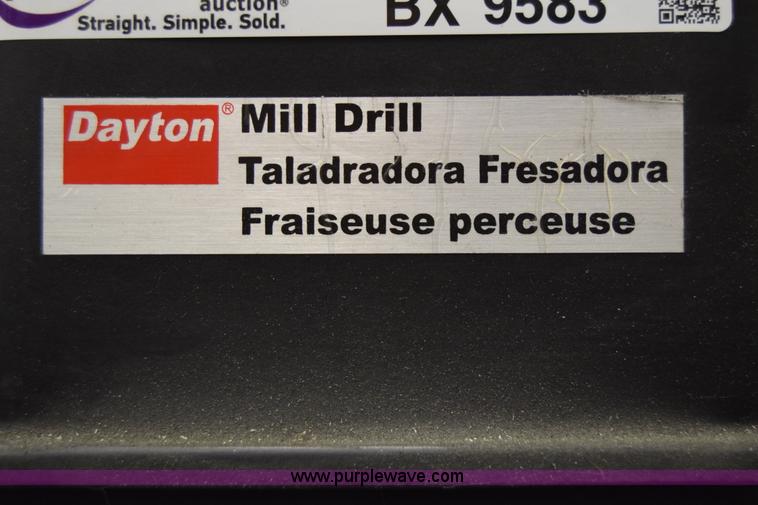 image for item BX9583 Dayton mill drill