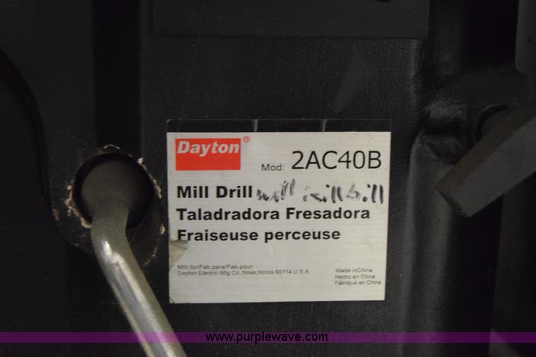 image for item BX9583 Dayton mill drill