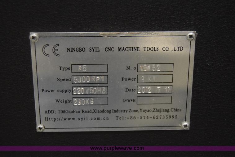 image for item BX9585 Ningbo CNC machine