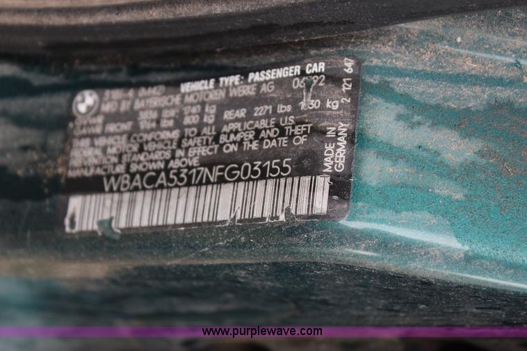 image for item J4362 1992 BMW 3-Series 318i