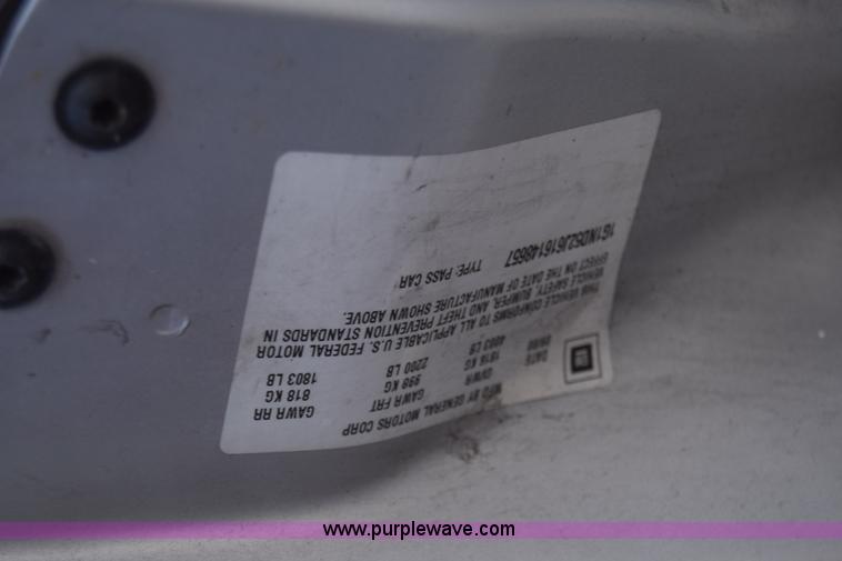 image for item K4452 2001 Chevrolet Malibu