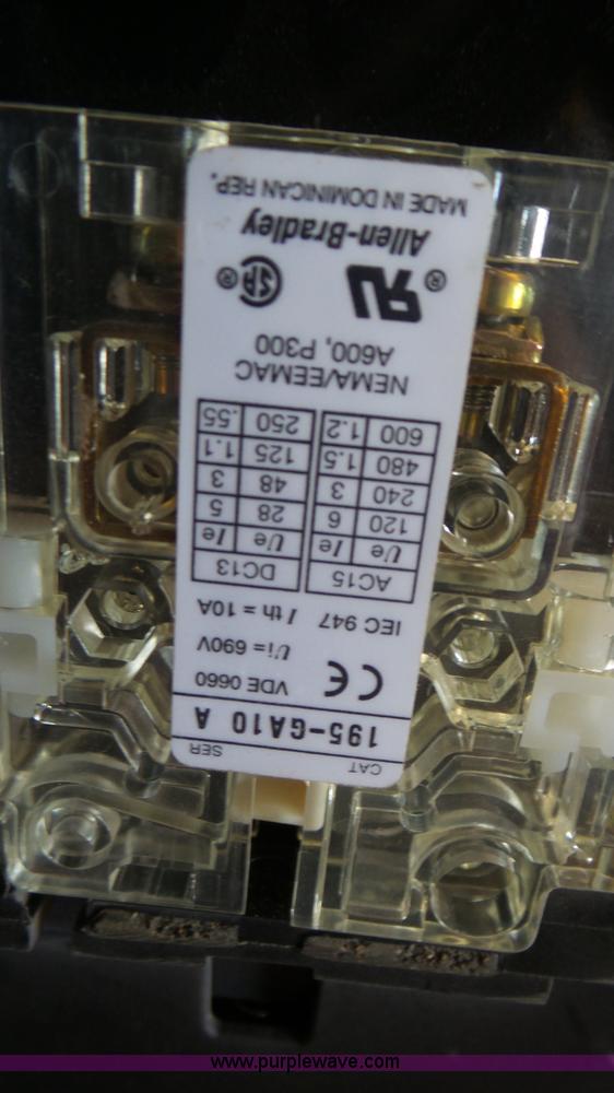 image for item K6958 Assorted Allen Bradley pump electronics