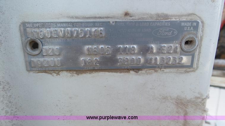 image for item K6961 1972 Ford N605 dump truck