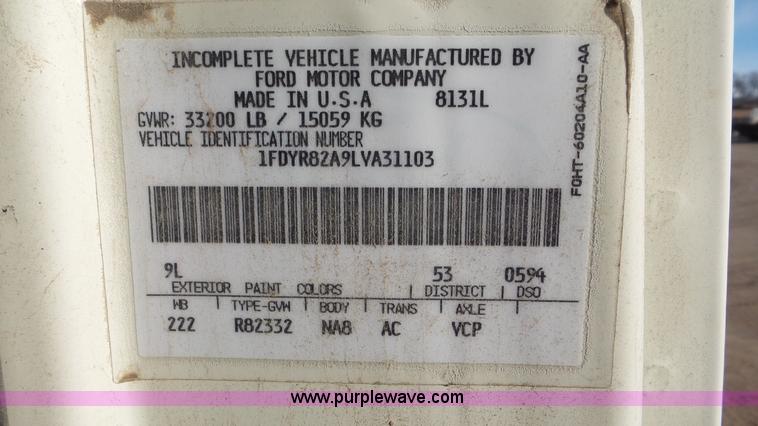 image for item K6962 1990 Ford LN8000 refuse truck