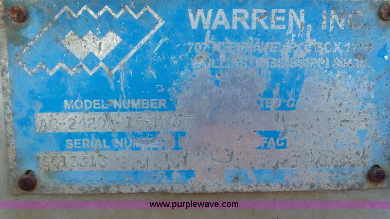 image for item K6967 Warren stainless steel salt/sand spreader