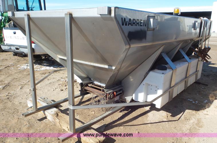 image for item K6968 Warren stainless steel salt/sand spreader