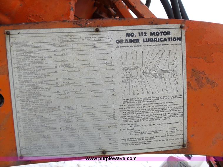 image for item L3664 Caterpillar C112 motor grader