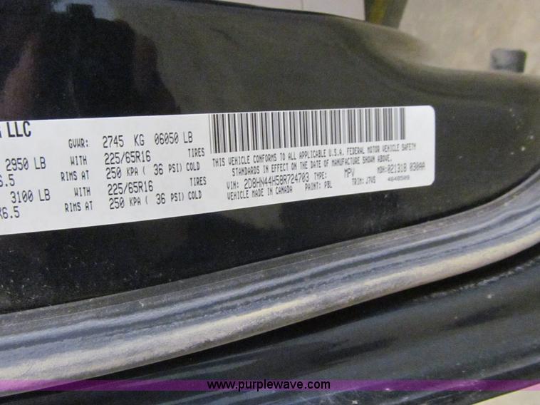 image for item L5514 2008 Dodge Grand Caravan