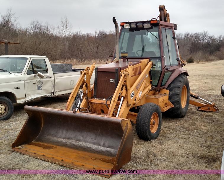 image for item L6120 1993 Case 580 Super K backhoe