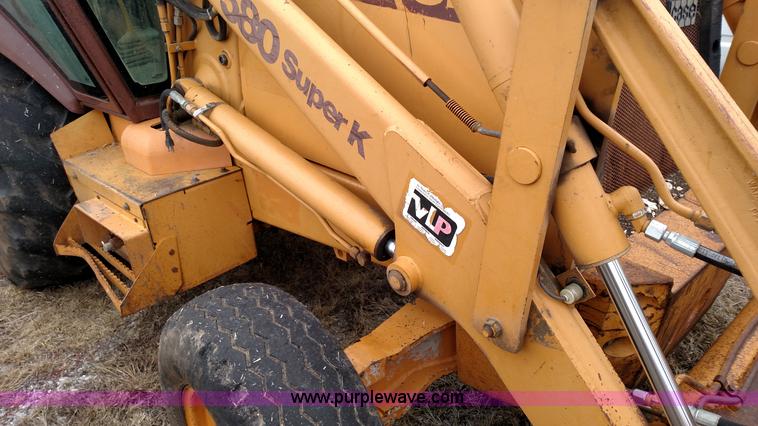 image for item L6120 1993 Case 580 Super K backhoe