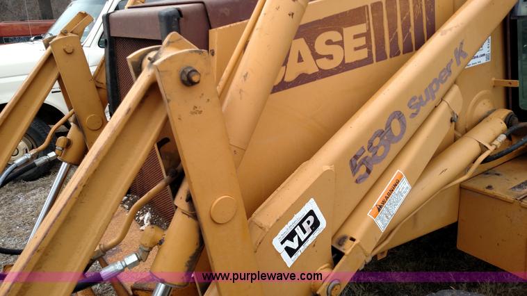 image for item L6120 1993 Case 580 Super K backhoe